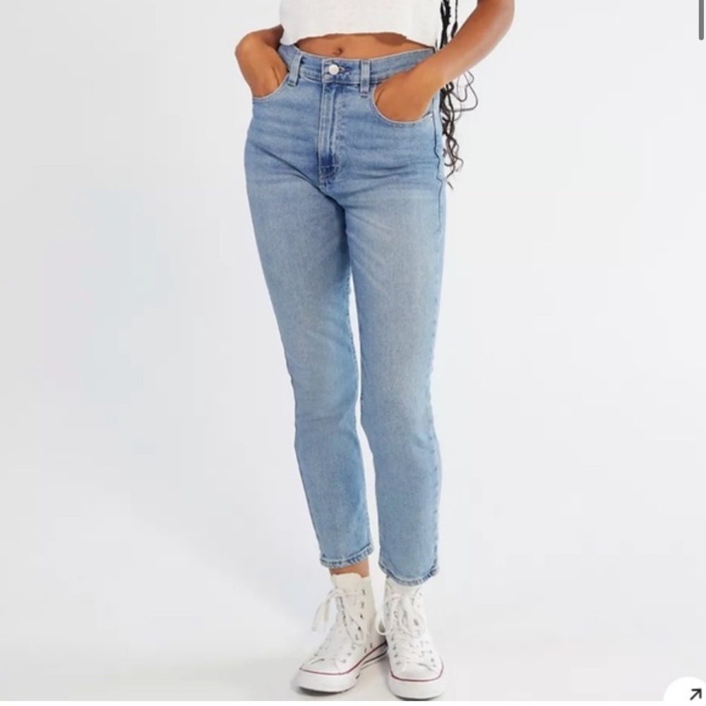 BDG girl friend high rise cropped jeans